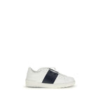 Blue Calf Leather Bos Taurus Low Top Sneakers