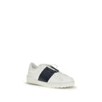 Blue Calf Leather Bos Taurus Low Top Sneakers