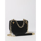 Black Artificial Leather Crossbody Bag