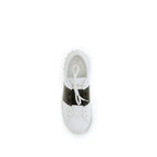 White Calf Leather Bos Taurus Low Top Sneakers