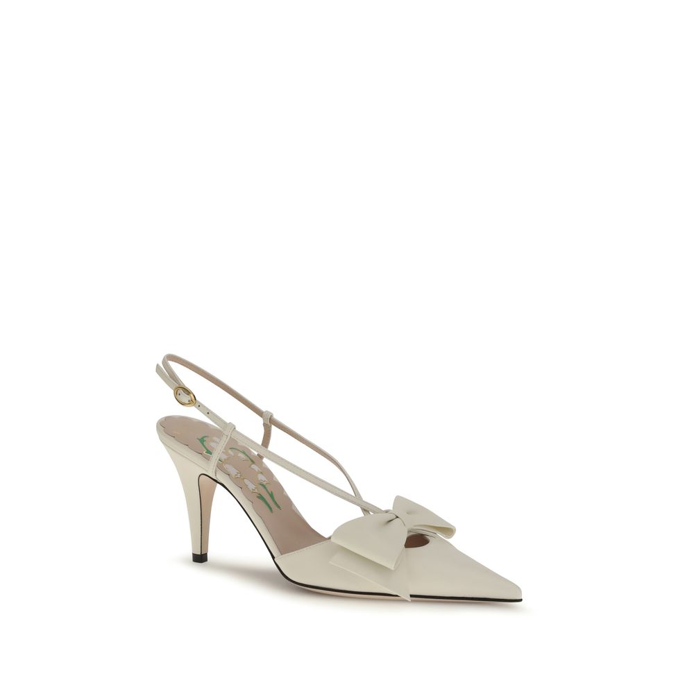 Beige Lamb Ovis Aries Aries High Heel Pumps