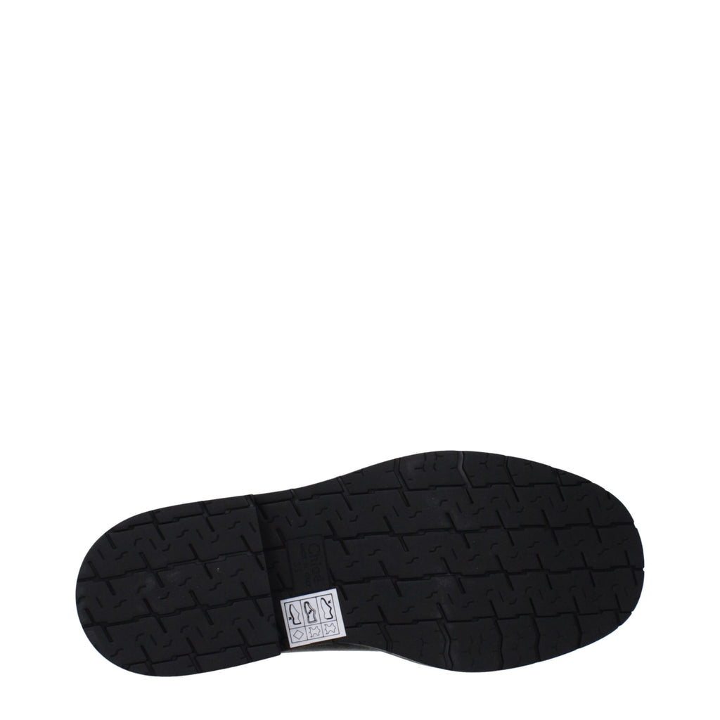 Black Leather Ankle Boots