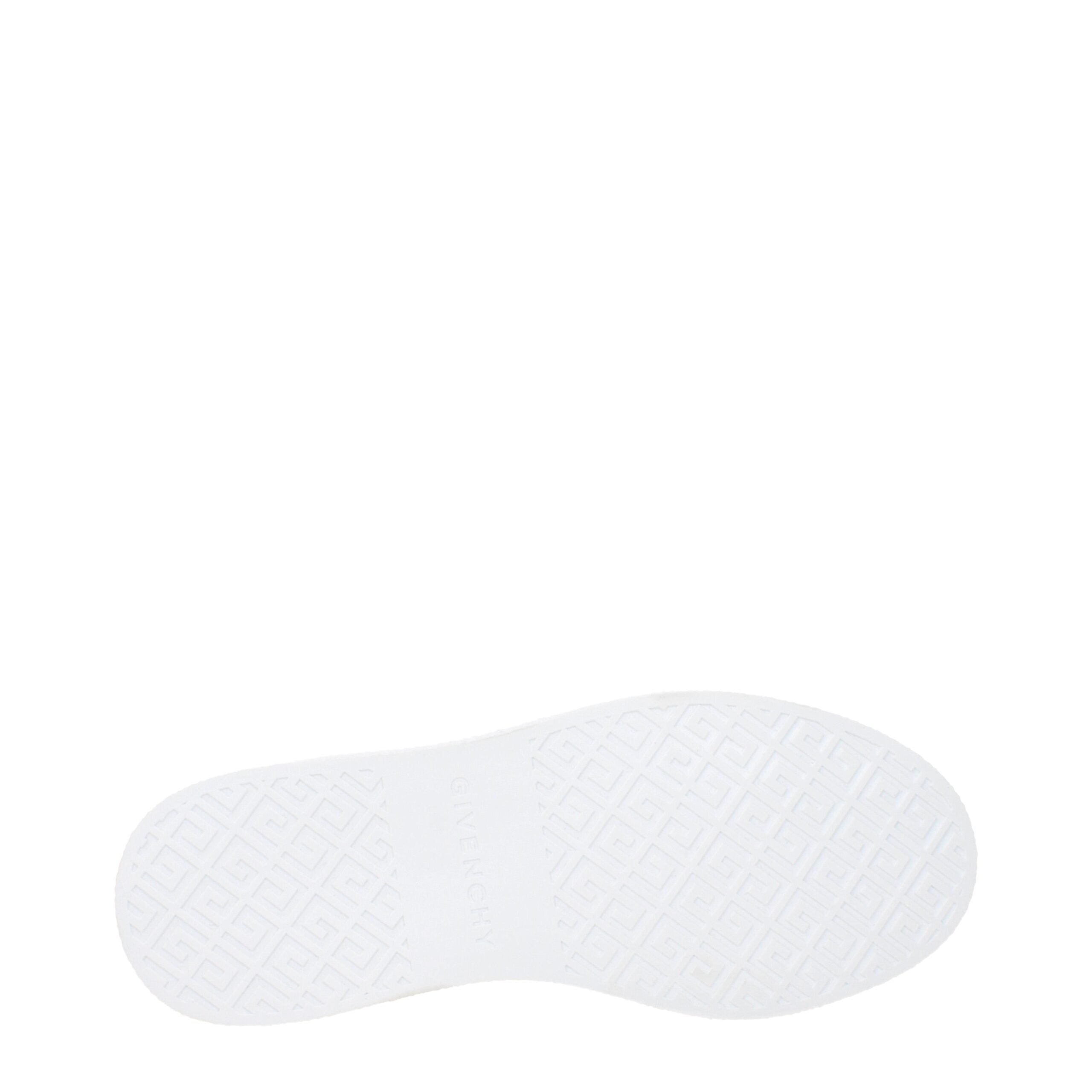 Blue Leather Low Top Sneakers