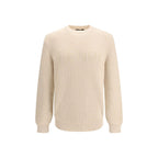 Beige Fleece Wool Sweatshirt