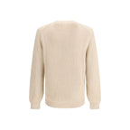 Beige Fleece Wool Sweatshirt