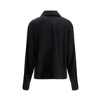 Black Silk Dress Shirt