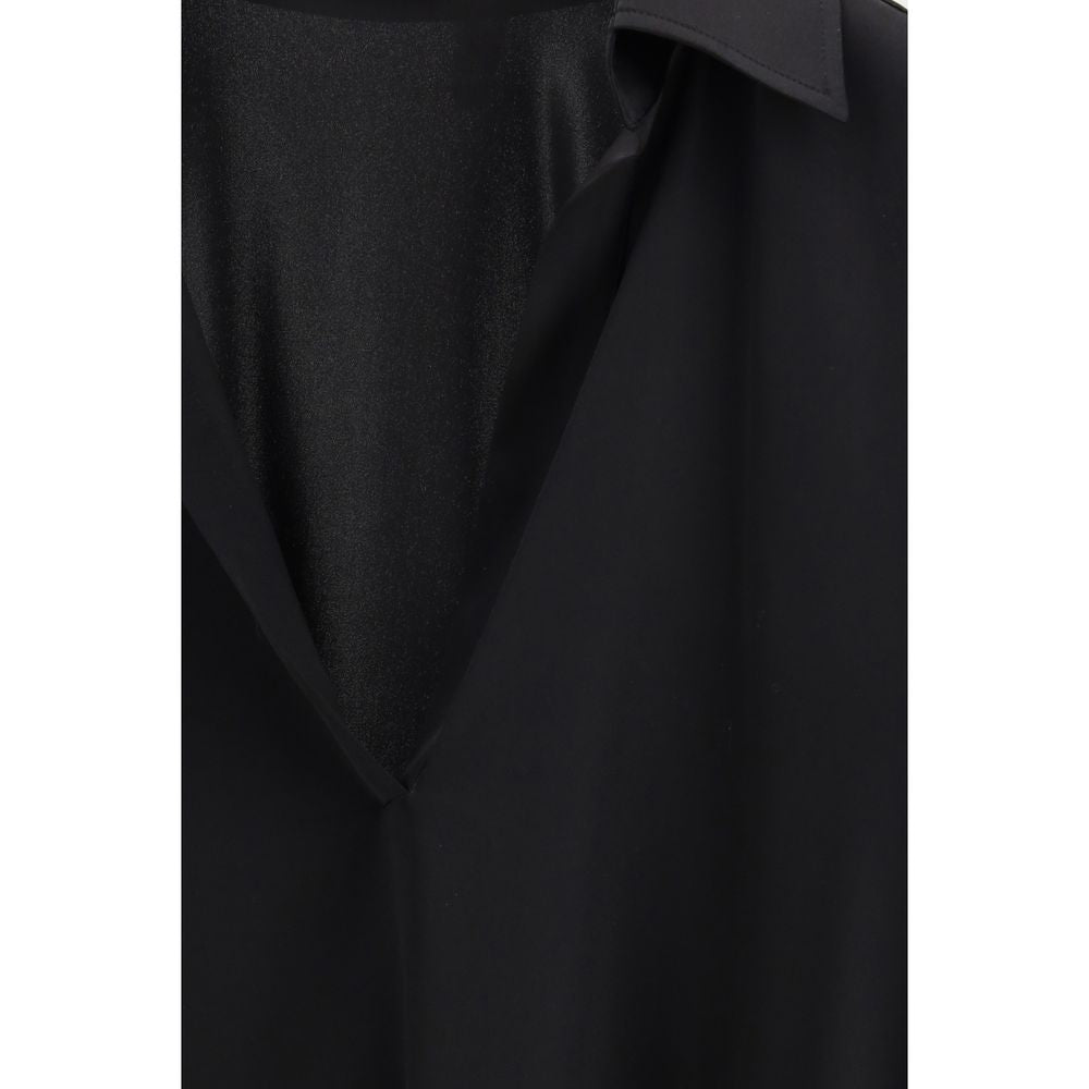 Black Silk Dress Shirt