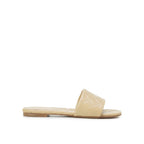 Beige Lamb Leather Sandals