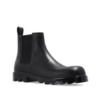 Black Calfskin Chelsea Boots
