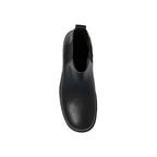 Black Calfskin Chelsea Boots