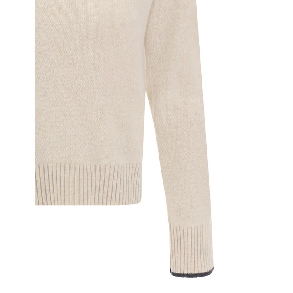 Beige Cashmere Sweater