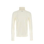 White Polyester Turtleneck