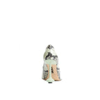 Bicolor Goatskin High Heel Pumps