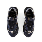 Blue Fabric Athletic Sneakers