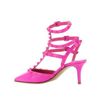Multicolor Calfskin High Heel Pumps