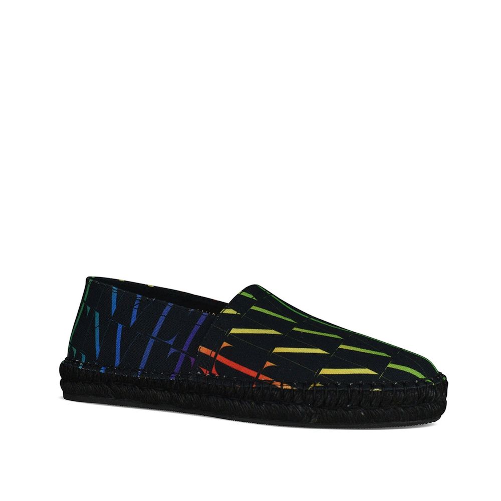 Black Canvas Espadrilles