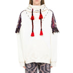 White Cotton Sweatshirt