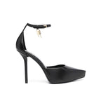 Black Calfskin High Heel Pumps