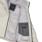 White Polyamide Full-Length Jacket