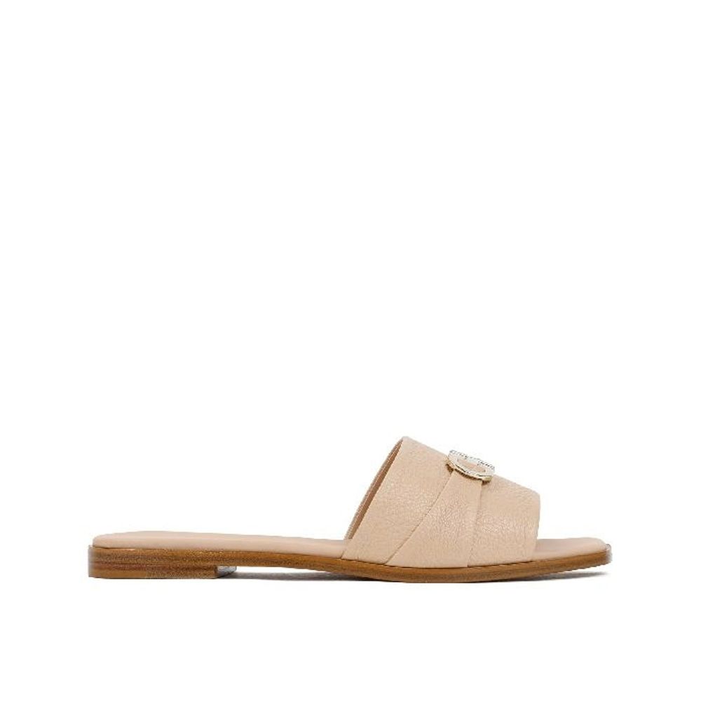 Beige Calfskin Sandals