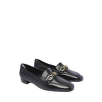 Black Calfskin Slip-On Loafers
