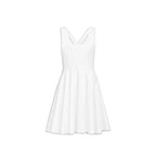 White Cotton Casual Dress