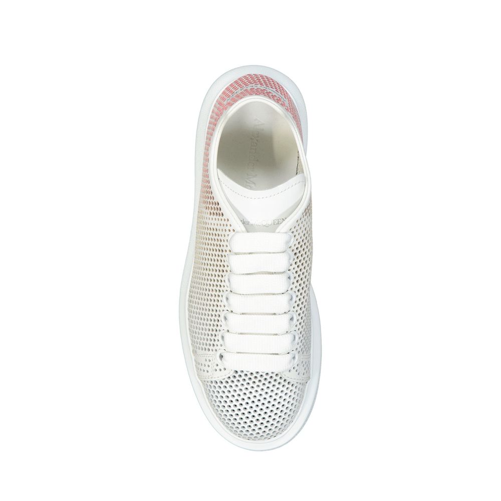 White Calfskin Low Top Sneakers