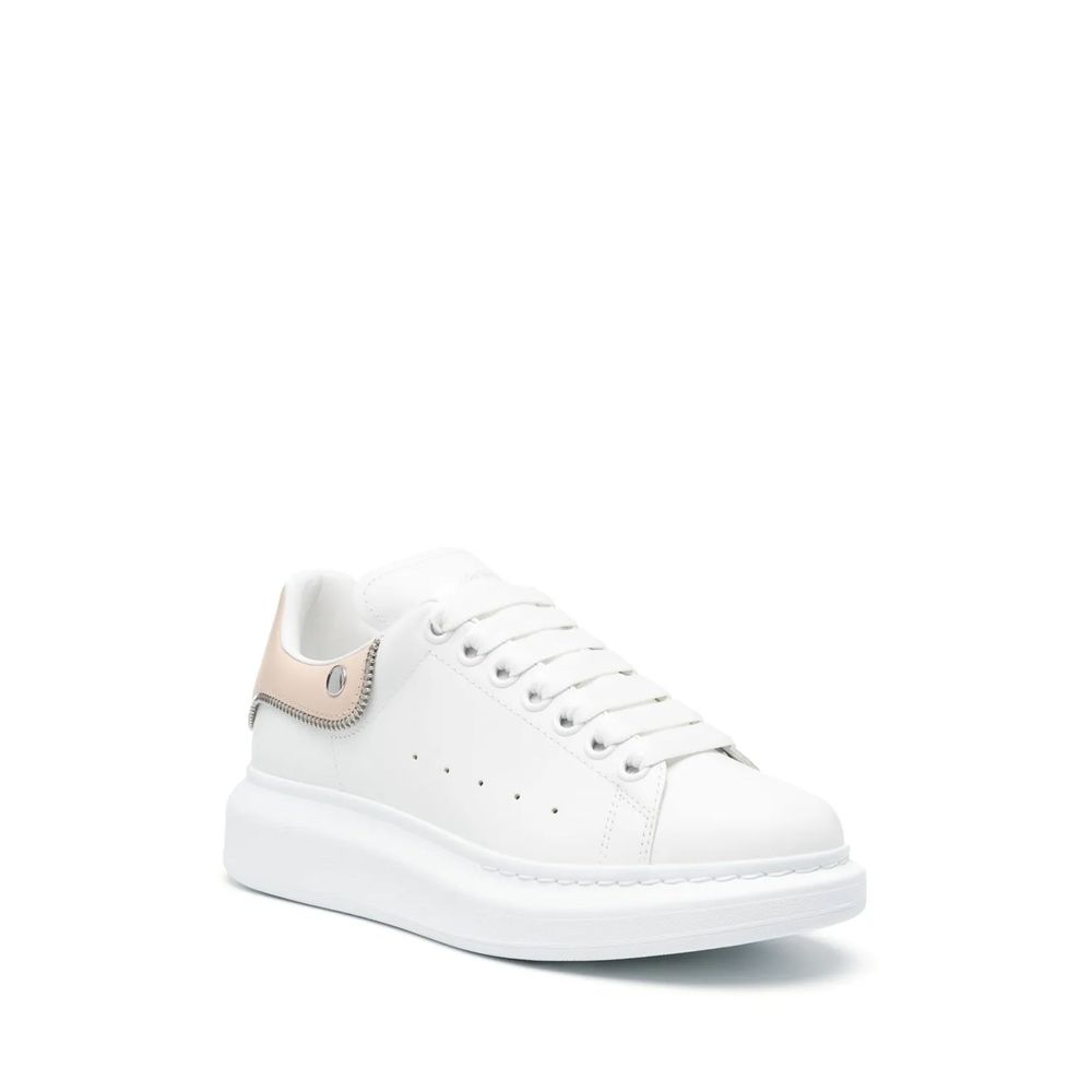 White Calfskin Chunky Sneakers