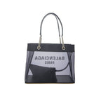 Black Polyester Tote Bag