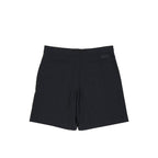 Black Cotton Bermuda Shorts