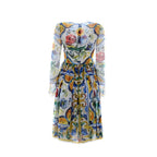 White Silk Casual Dress
