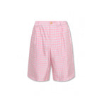 Multicolor Viscose Bermuda Shorts