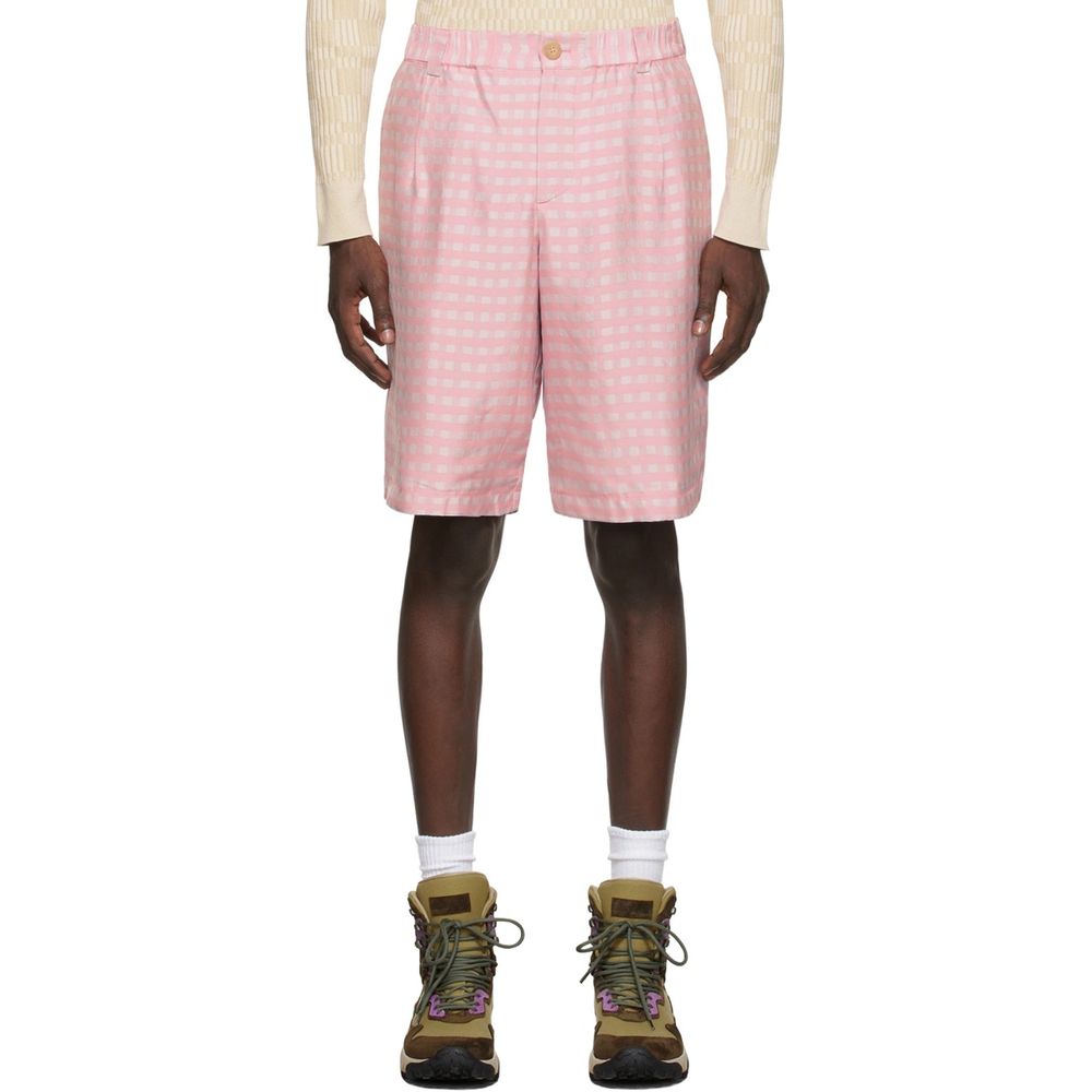 Multicolor Viscose Bermuda Shorts