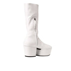 White Polyethylene Boots