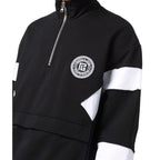 Black Cotton Sweatshirt