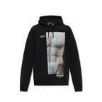 Black Cotton Sweatshirt