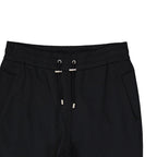 Black Cotton Joggers (Workout Pants)