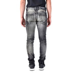 Black Cotton Skinny Jeans
