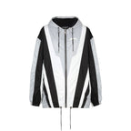 Black Polyester Shell Jacket