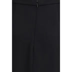 Black Silk Long Skirt