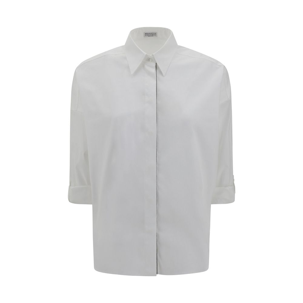 White Cotton Dress Shirt