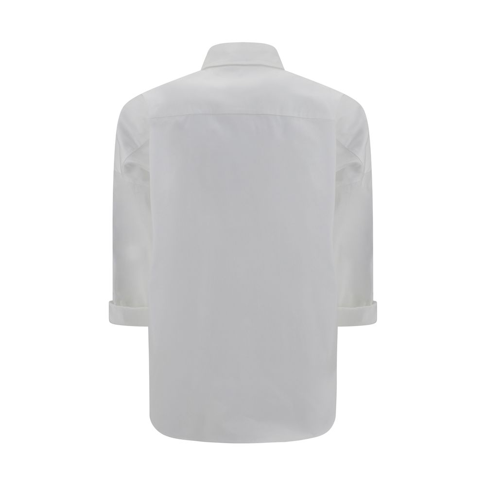 White Cotton Dress Shirt