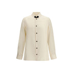 Beige Silk Shirt