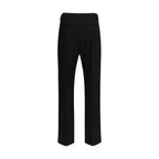 Black Fleece Wool Dress Pants