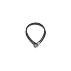 Black Calf Leather Bos Taurus Bracelet