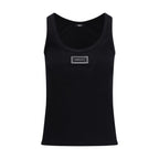 Black Cotton Tank Tops