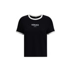 Black Viscose T-Shirt