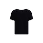 Black Viscose T-Shirt