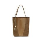 Beige Calf Leather Bos Taurus Shoulder Bag