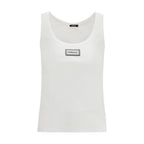 White Cotton Tank Tops